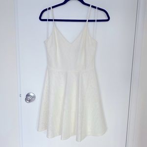 Lulus white skater dress